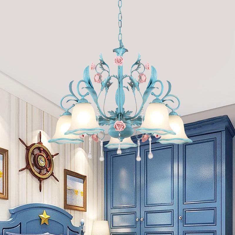3/5/8-Head Chandelier Light Pastoral Kitchen Pendant Lamp - Rebooters