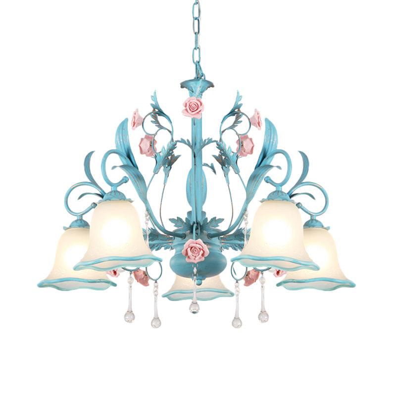 3/5/8-Head Chandelier Light Pastoral Kitchen Pendant Lamp - Rebooters