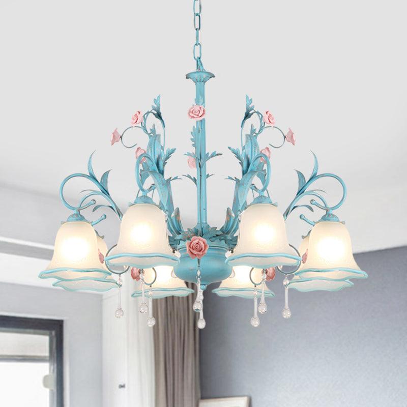 3/5/8-Head Chandelier Light Pastoral Kitchen Pendant Lamp - Rebooters