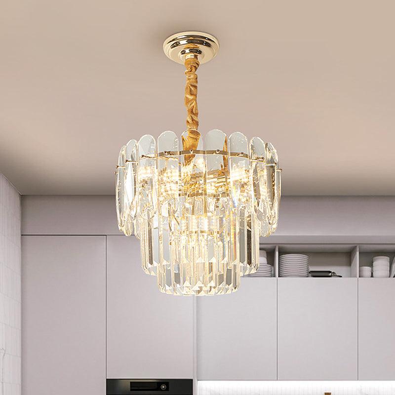 3-Layer Round Chandelier Lamp Nordic 8-Bulb Ceiling Light - Rebooters