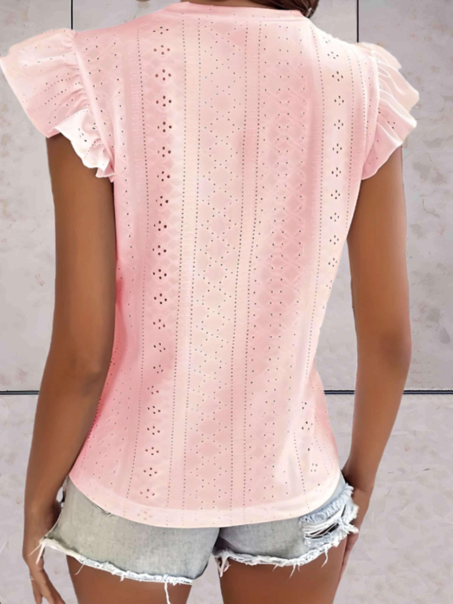 Sleeveless Ruffled Casual Top for Women - Stylish Elegance Rebooters Womens Shirts