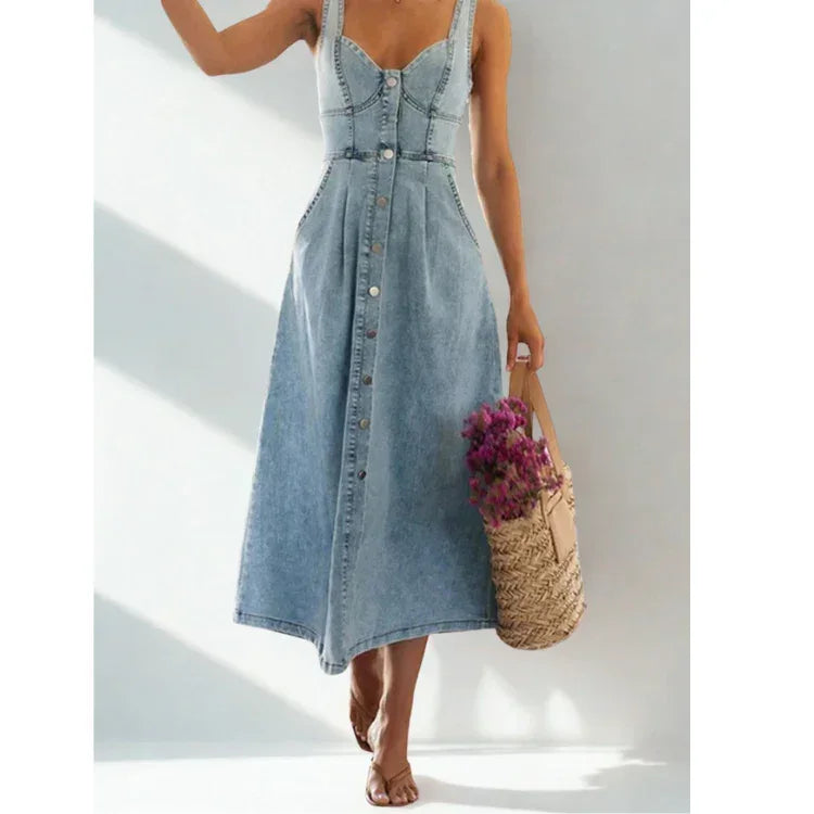 Amelie Contemporary Patchwork Sleeveless Mini Dress for Casual Elegance Rebooters Maxi Women's Dresses