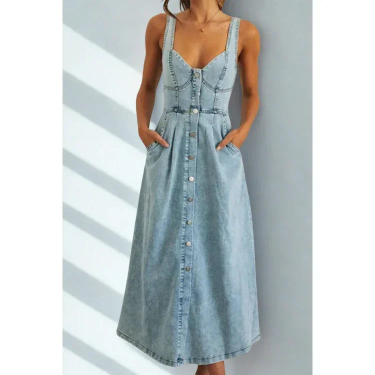 Amelie Contemporary Patchwork Sleeveless Mini Dress for Casual Elegance Rebooters Maxi Women's Dresses