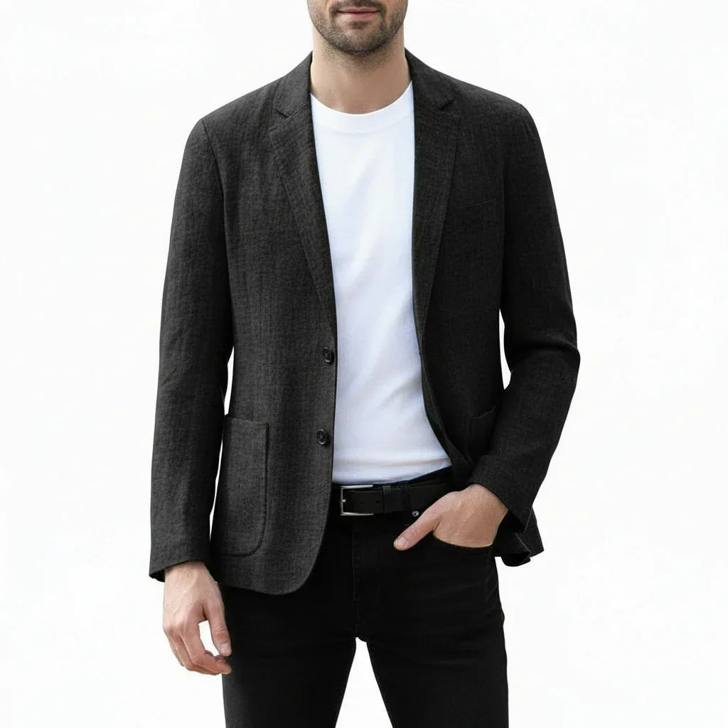 Antonio Men's Linen Blazer Jacket for Stylish Comfort - Rebooters