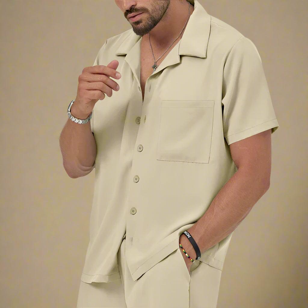 Arsenio Men's Two-Piece Summer Outfit for Comfort Rebooters - mens 2 piece set