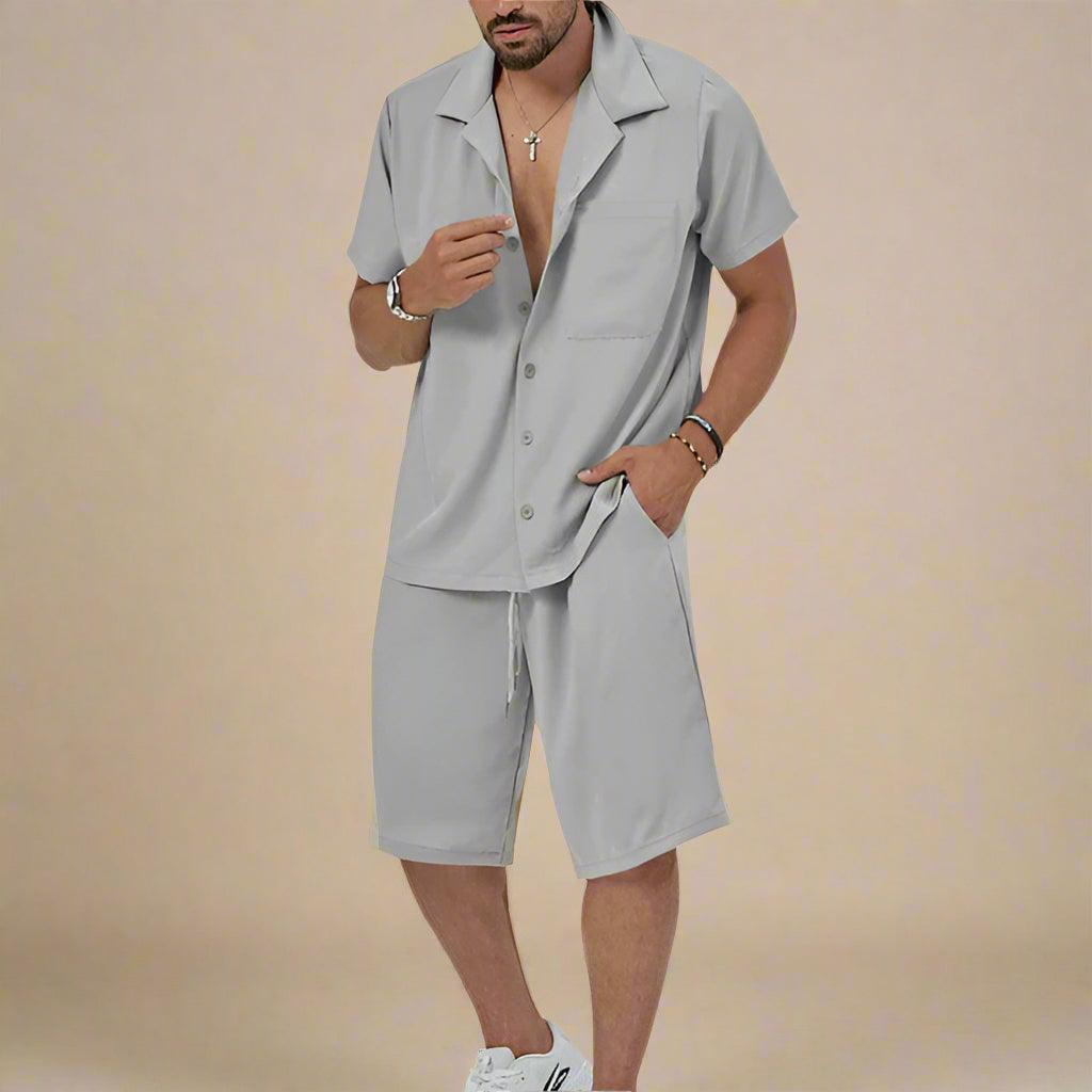 Arsenio Men's Two-Piece Summer Outfit for Comfort Rebooters - mens 2 piece set