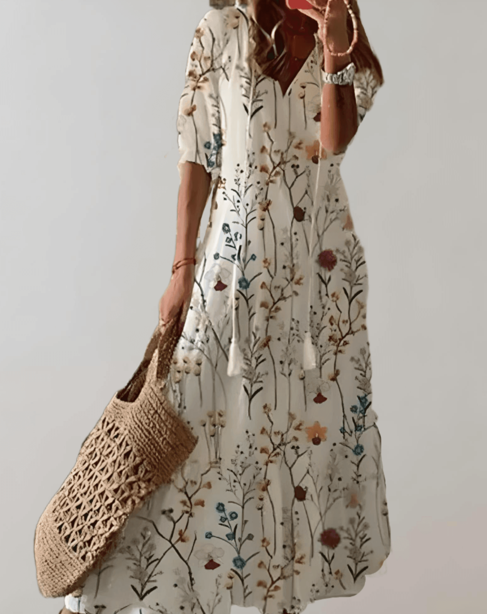 Arielle Women's Long Summer Dress - Flowy Maxi Comfort Rebooters Maxi Women's Dresses