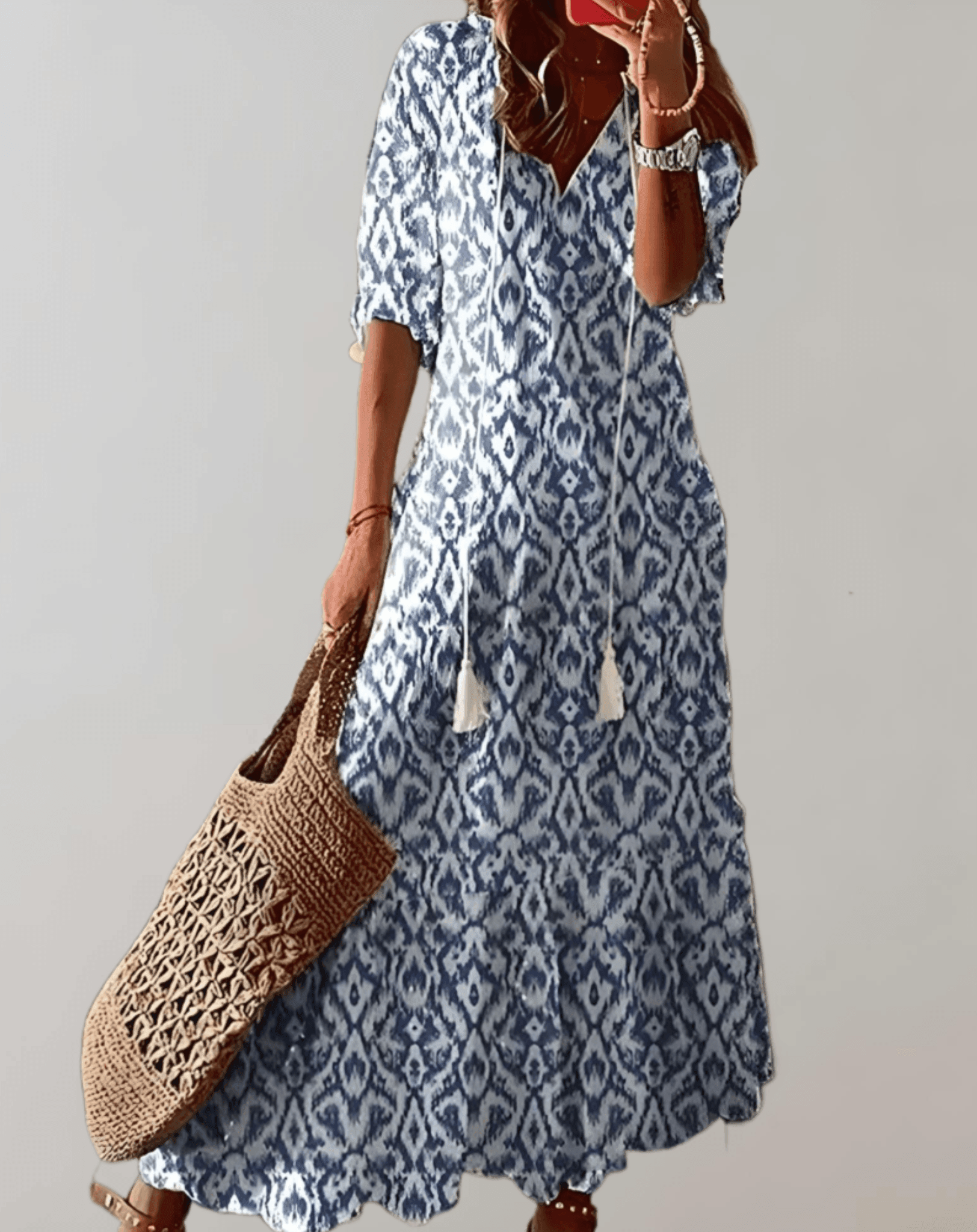 Arielle Women's Long Summer Dress - Flowy Maxi Comfort Rebooters Maxi Women's Dresses