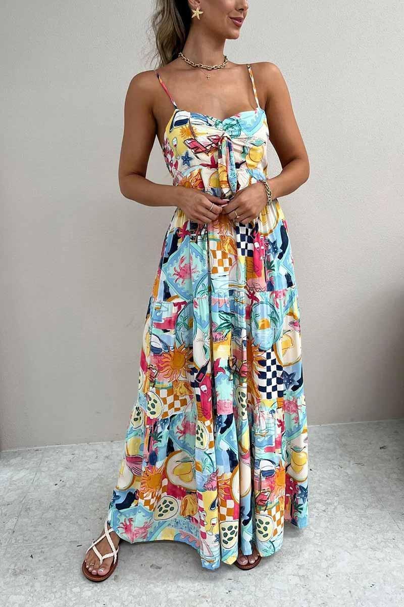 Isabella Elegant Sleeveless Maxi Dress with Flowing Silhouette for Summer Rebooters Maxi Women's Dresses