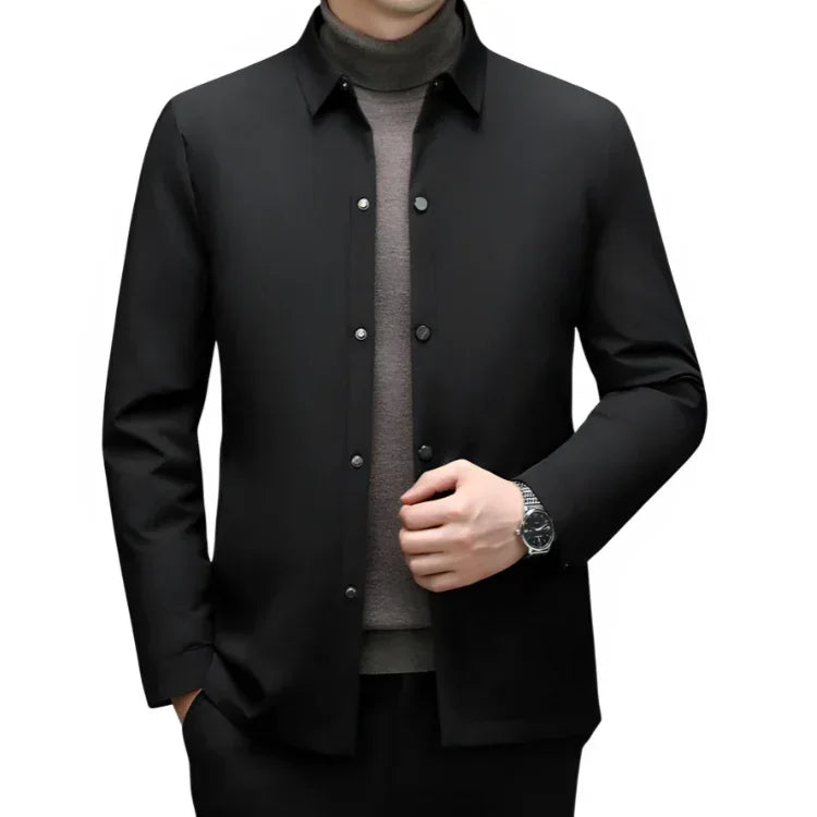 Bautista Men's Lapel Casual Jacket for Stylish Comfort Rebooters Mens Lapel Jackets