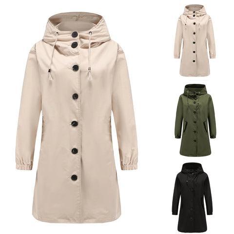 Bria Women's Trench Coat | Stylish Long Women's Coat - Womens Jackets Rebooters
