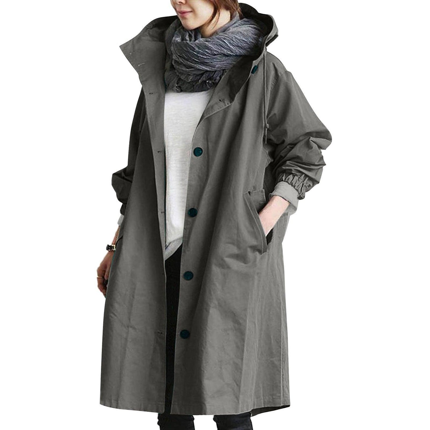 Bria Women's Trench Coat | Stylish Long Women's Coat - Womens Jackets Rebooters
