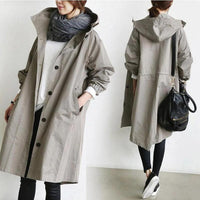 Bria Women's Trench Coat | Stylish Long Women's Coat - Womens Jackets Rebooters