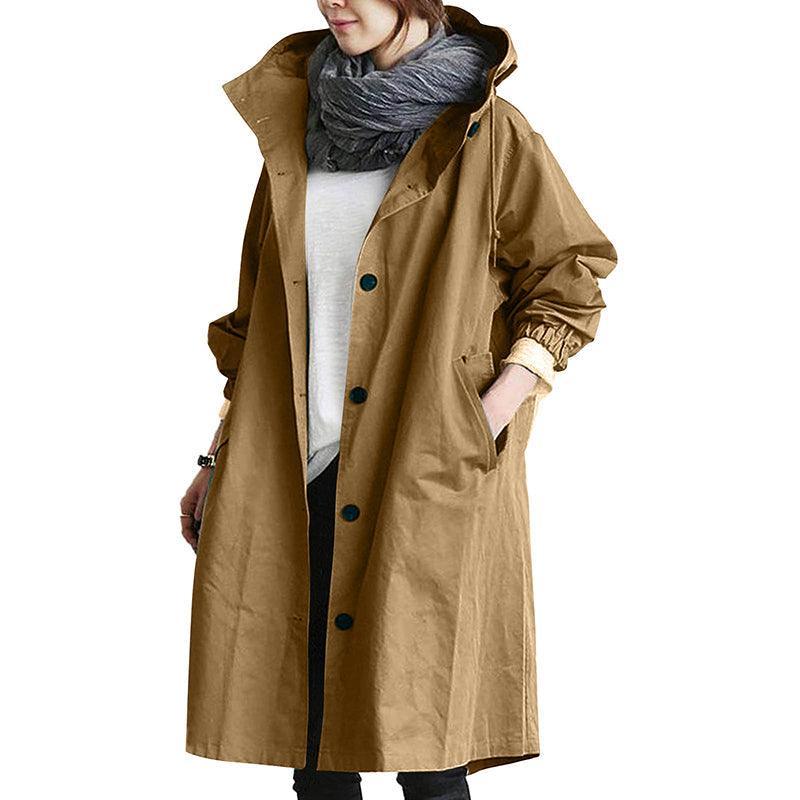 Bria Women's Trench Coat | Stylish Long Women's Coat - Womens Jackets Rebooters