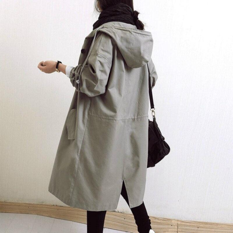 Bria Women's Trench Coat | Stylish Long Women's Coat - Womens Jackets Rebooters