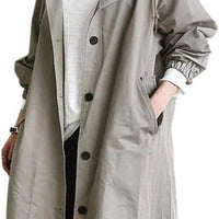 Bria Women's Trench Coat | Stylish Long Women's Coat - Womens Jackets Rebooters