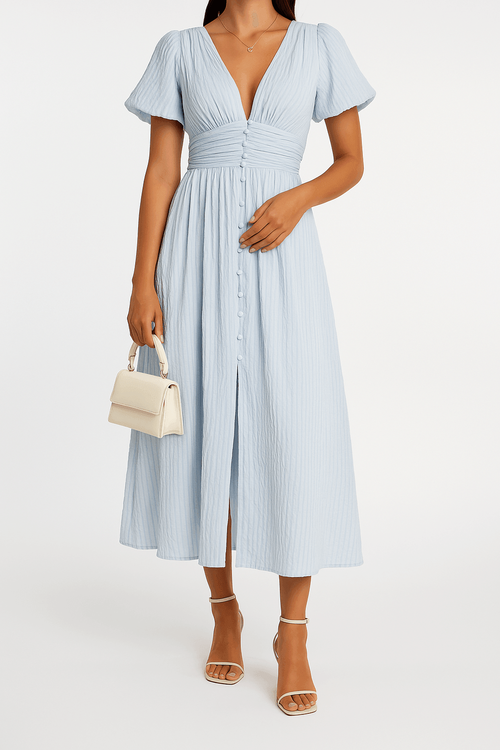 Skyler Women's Flowy Maxi Dress with Long Sleeves - Rebooters -Women's Dresses