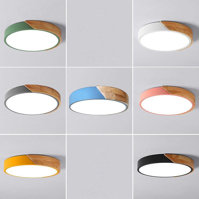 Contemporary Round Flush Mount LED Ceiling Light Fixture - Rebooters