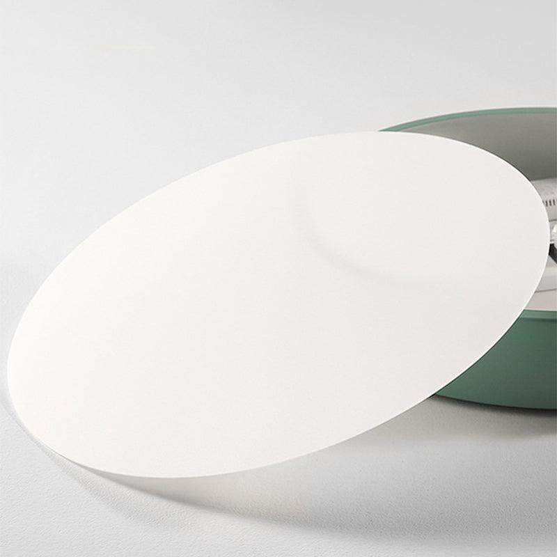 Contemporary Round Flush Mount LED Ceiling Light Fixture - Rebooters