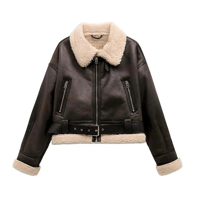 Cozy Elisa Women's Thick Faux Fur Jacket for Winter Style Rebooters Maxi Women's Dresses