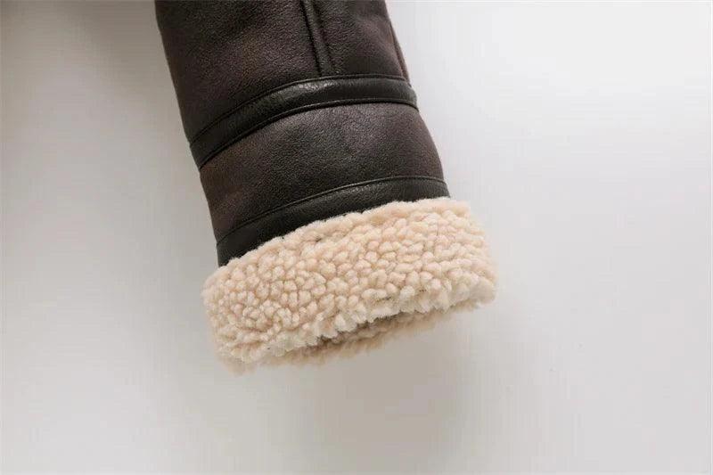 Cozy Elisa Women's Thick Faux Fur Jacket for Winter Style Rebooters Maxi Women's Dresses