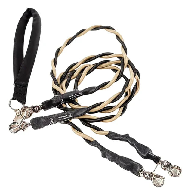 Double Bungee Dog Leash for 2 Dogs | Rebooters
