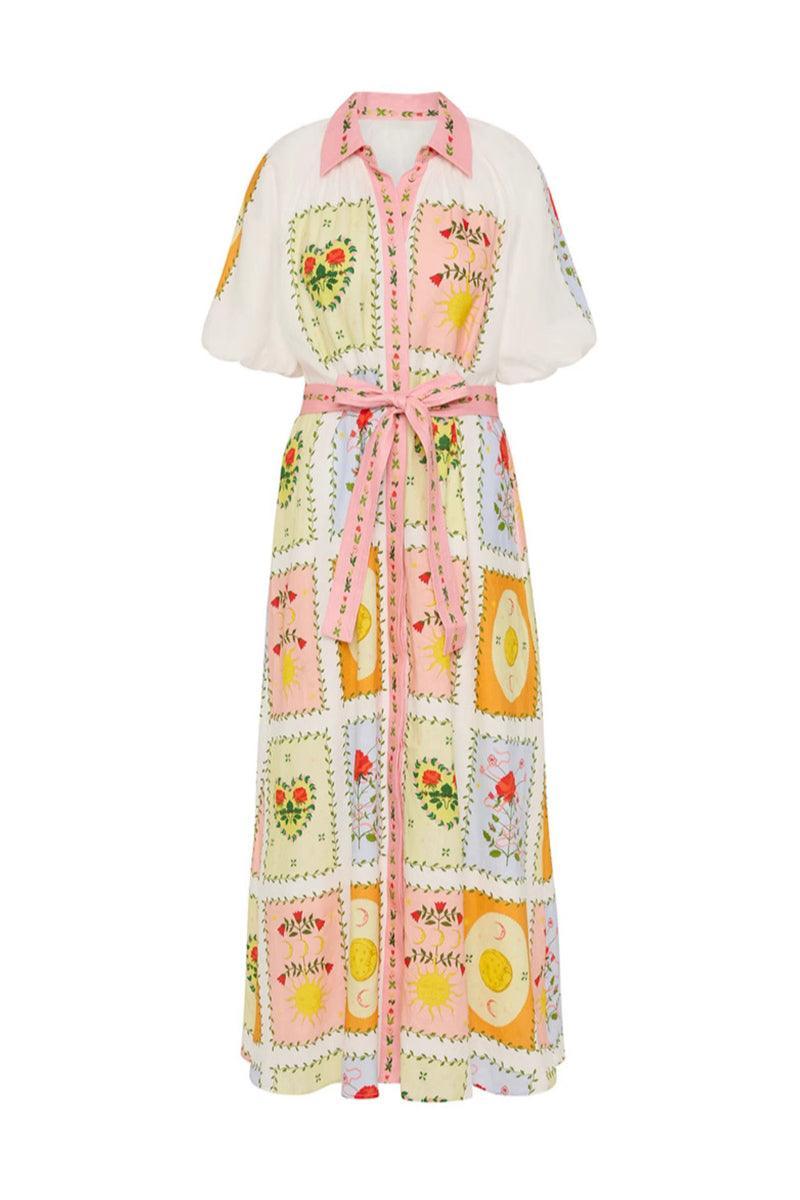 Aurelia Embroidered Maxi Dress for Effortless Style Rebooters Maxi Women's Dresses