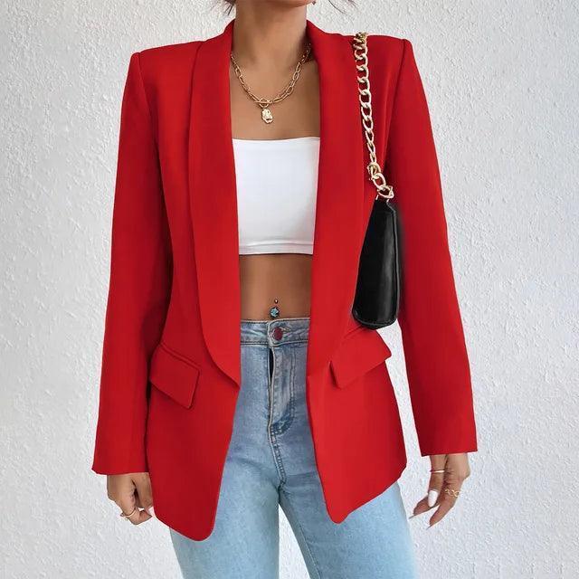Chic Tailored Blazer for Women - Elegant Fit and Style - Womens Jackets Rebooters