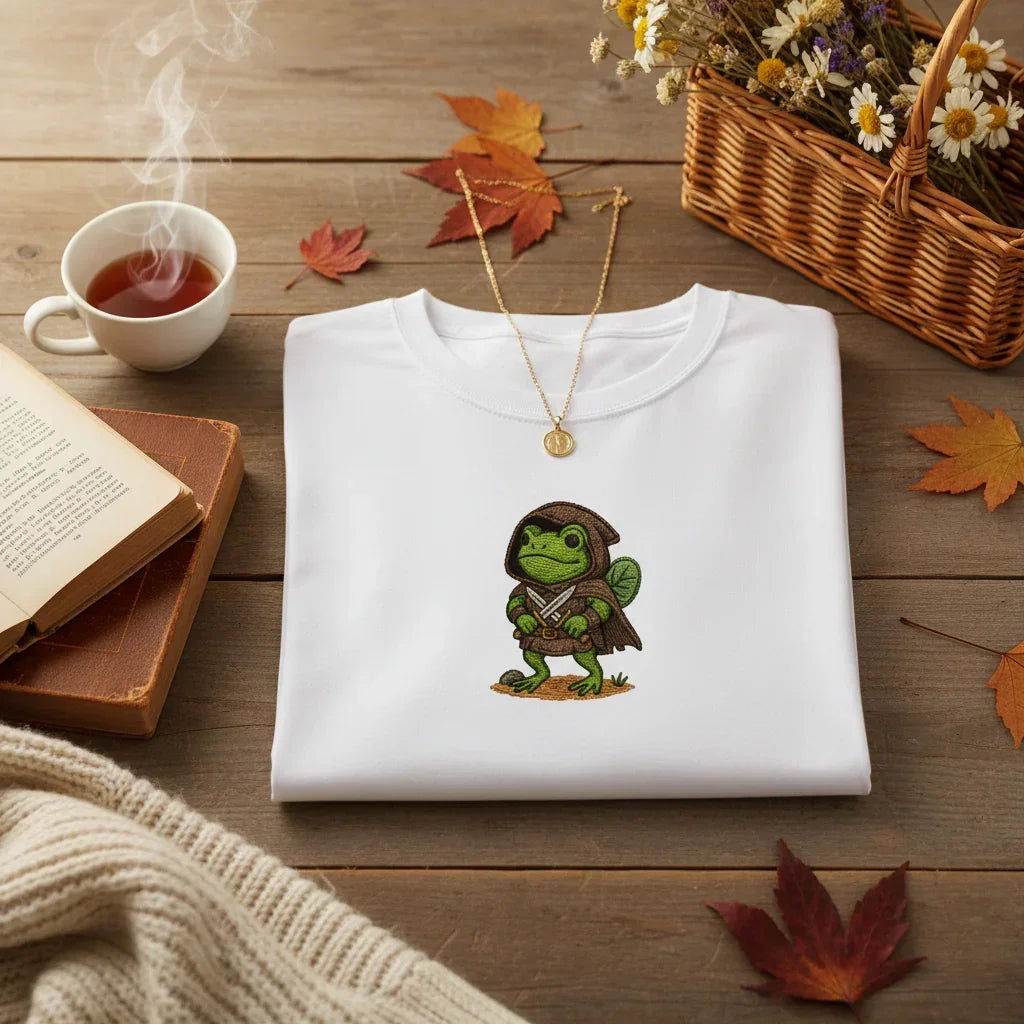 Frog Rogue Embroidered T-Shirt | Rebooters