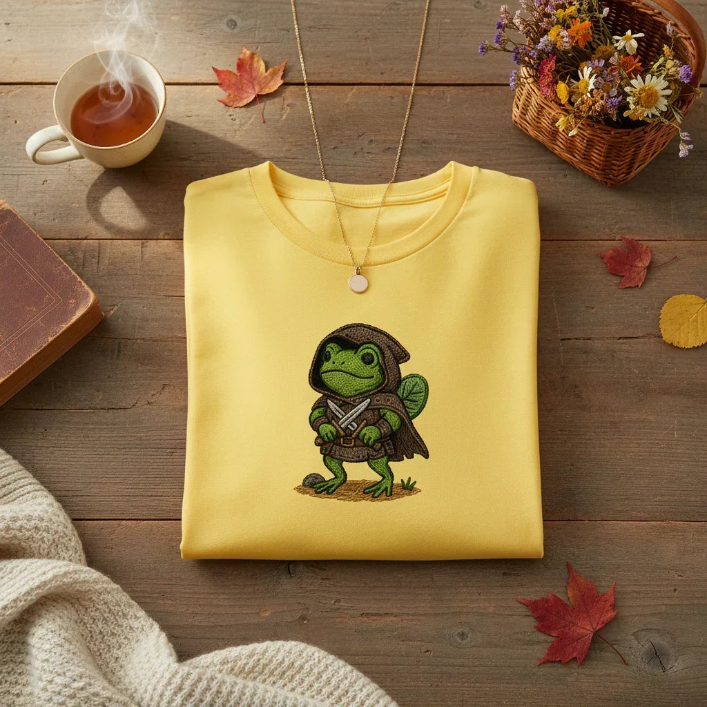 Frog Rogue Embroidered T-Shirt | Rebooters