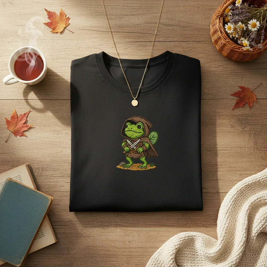 Frog Rogue Embroidered T-Shirt | Rebooters