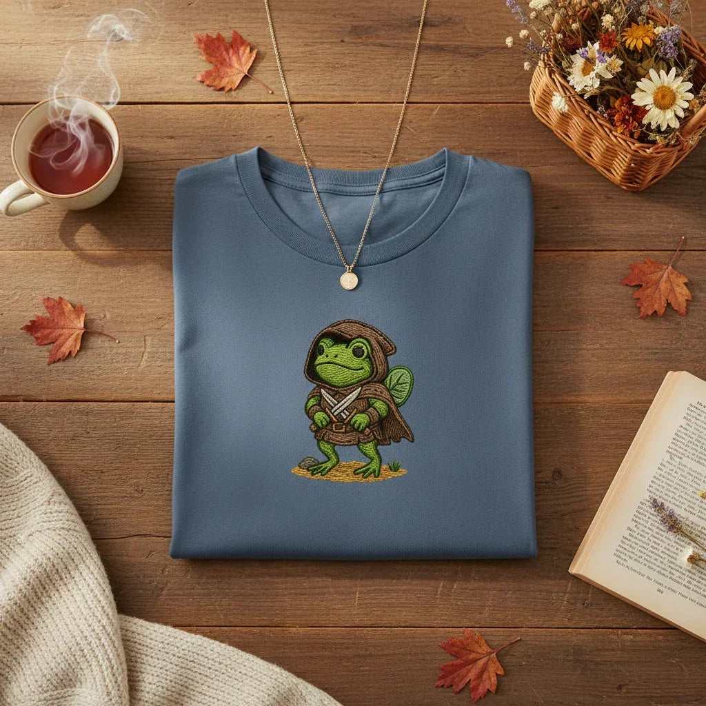 Frog Rogue Embroidered T-Shirt | Rebooters