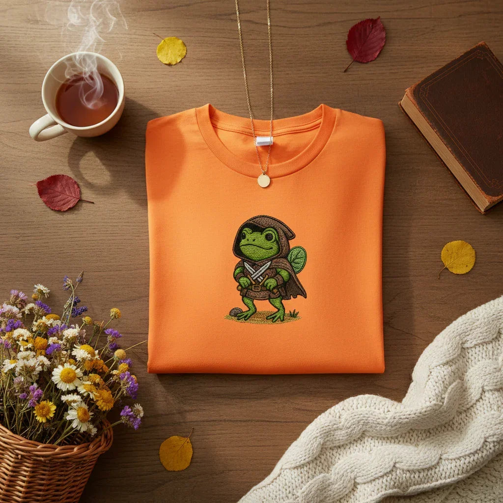 Frog Rogue Embroidered T-Shirt | Rebooters