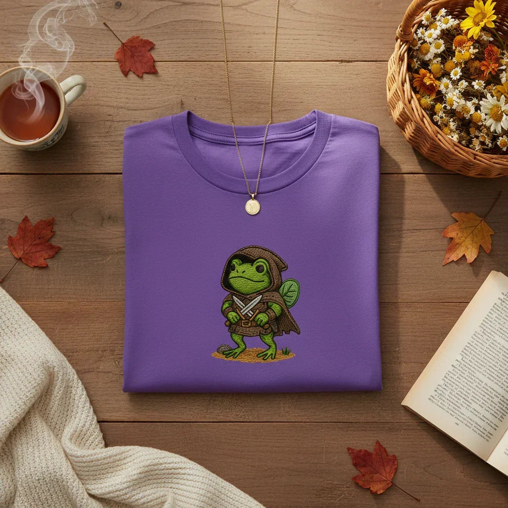 Frog Rogue Embroidered T-Shirt | Rebooters