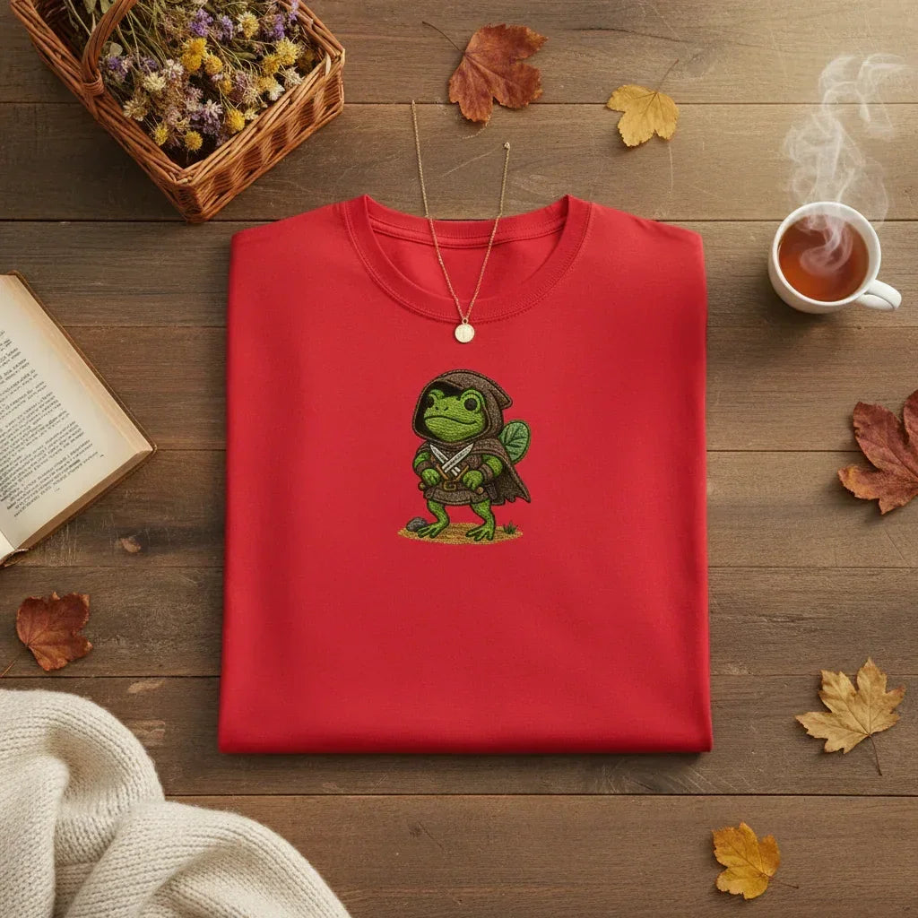 Frog Rogue Embroidered T-Shirt | Rebooters