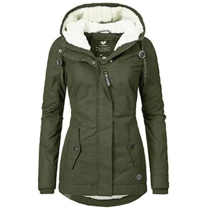 Gaia Stylish Waterproof Women's Winter Coat with Hood - Rebooters