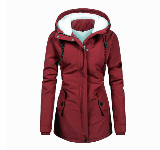 Gaia Stylish Waterproof Women's Winter Coat with Hood - Rebooters