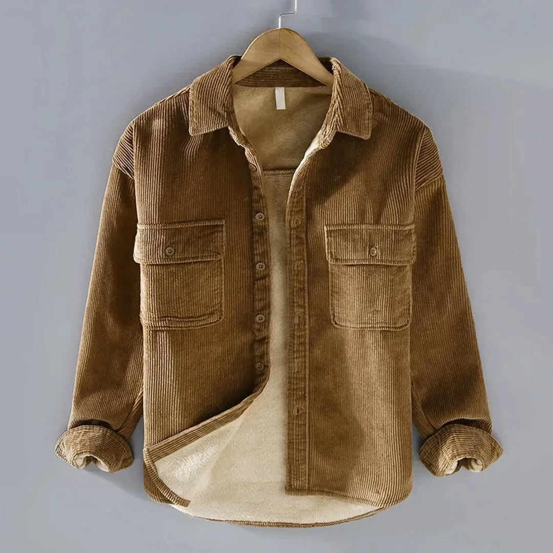 Hart Men's Corduroy Shirt Winter Shirt for Stylish Comfort Rebooters Mens Shirts