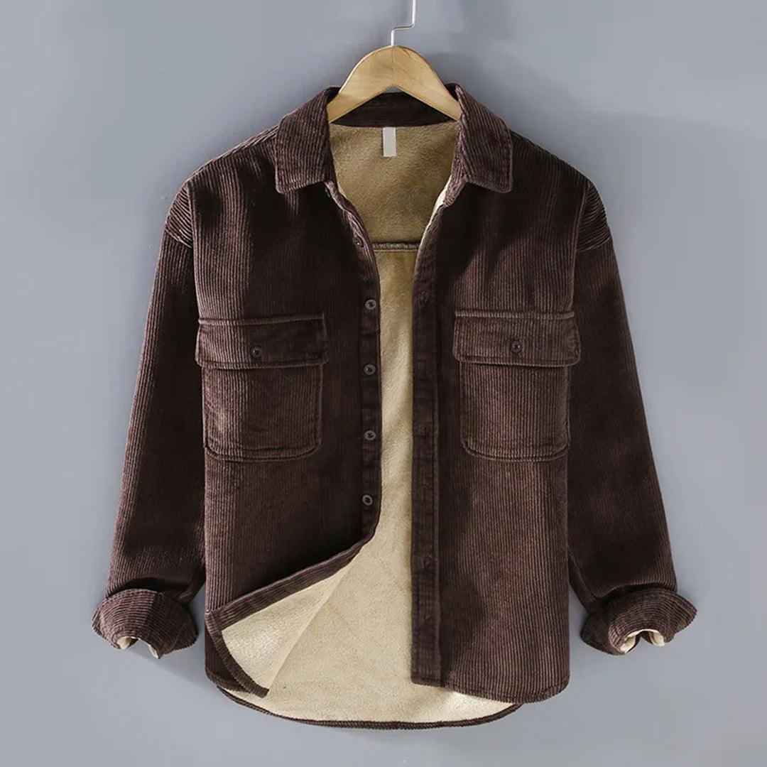 Hart Men's Corduroy Shirt Winter Shirt for Stylish Comfort Rebooters Mens Shirts
