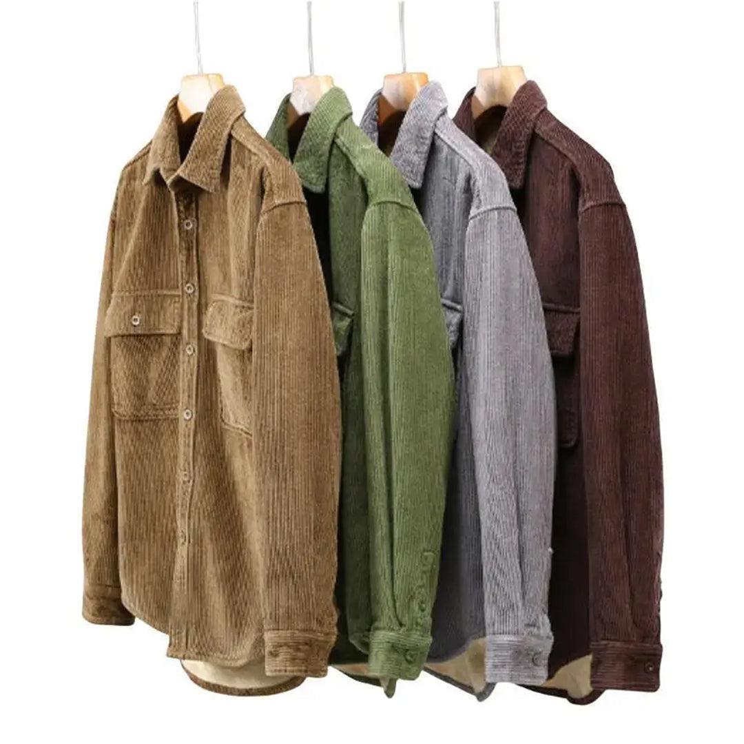 Hart Men's Corduroy Shirt Winter Shirt for Stylish Comfort Rebooters Mens Shirts