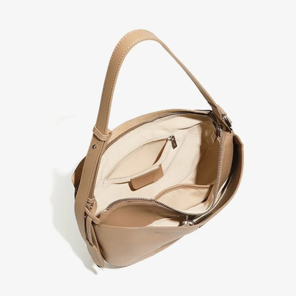 Lucia Crescent Leather Bag for Women Rebooters