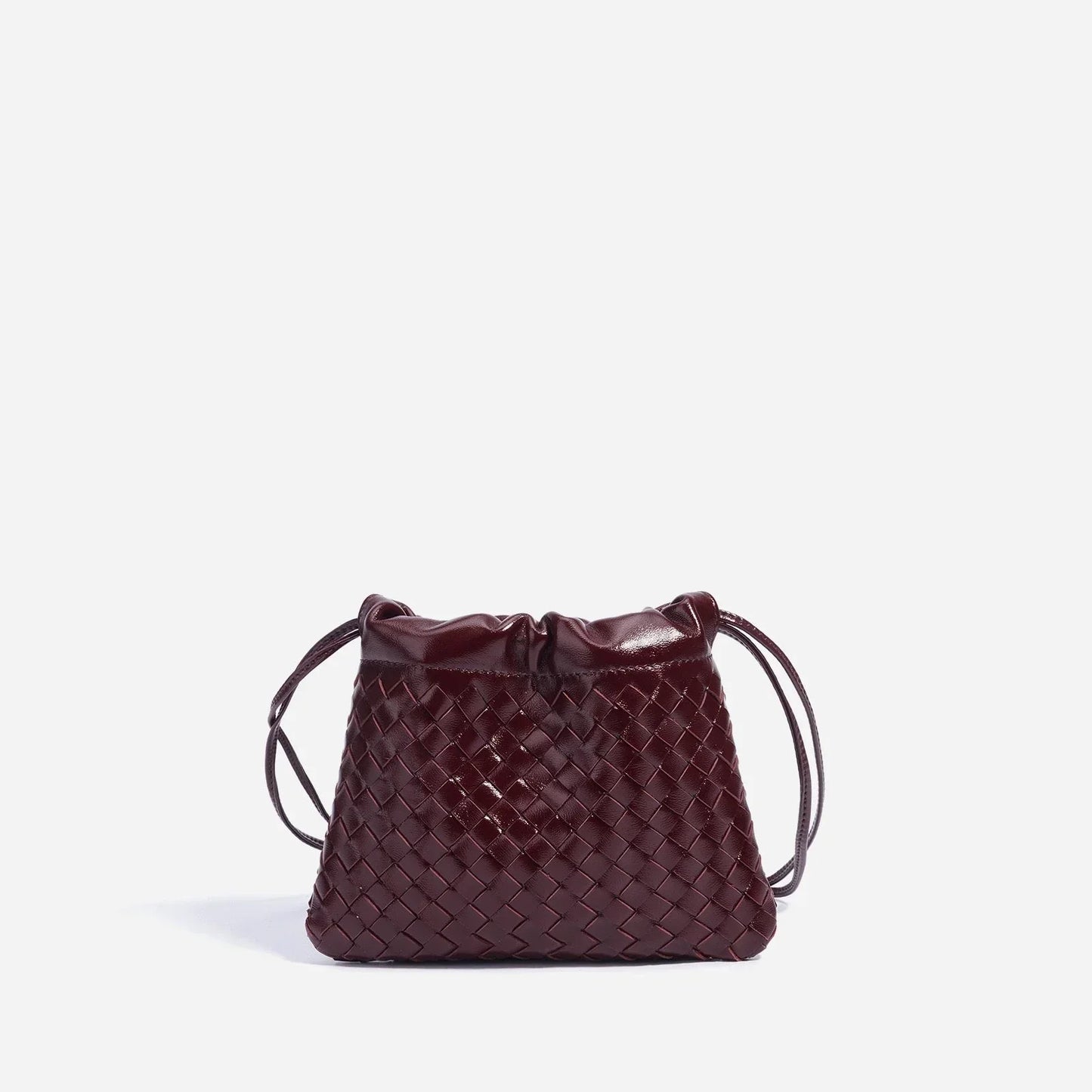 Rosa Elegante: Woven Sheepskin Crossbody Bag Rebooters