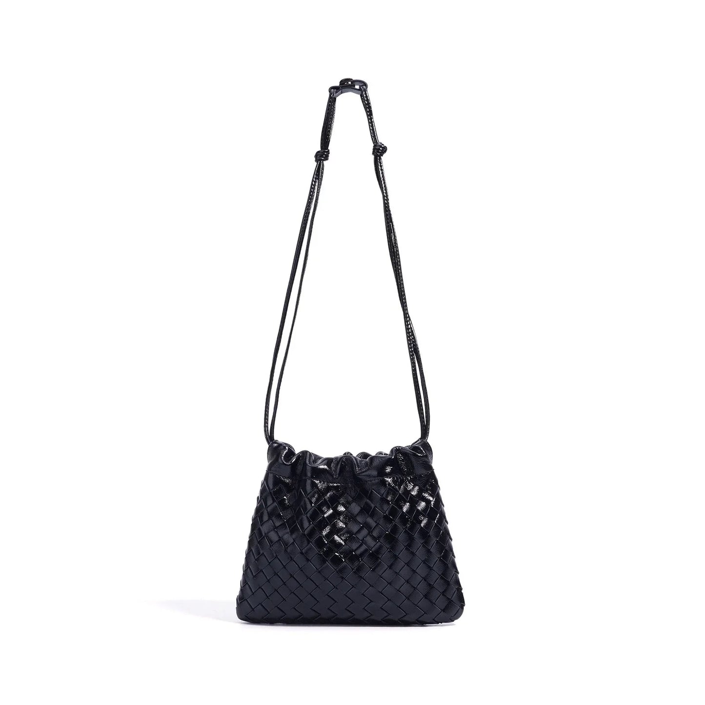 Rosa Elegante: Woven Sheepskin Crossbody Bag Rebooters