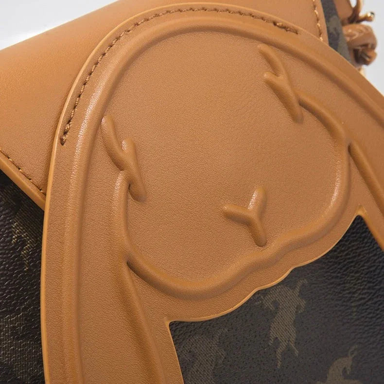 Raffaella Vintage Rabbit Leather Crossbody Bag Rebooters