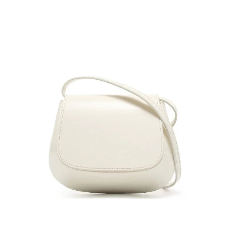 Giulia Chic Genuine Leather Saddle Bag Rebooters