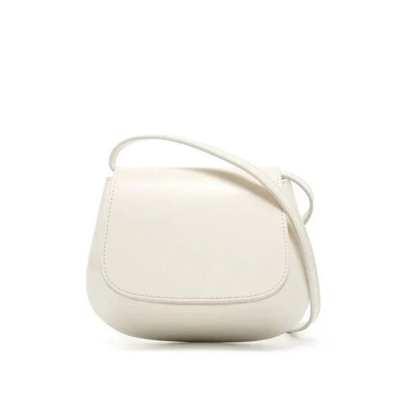 Giulia Chic Genuine Leather Saddle Bag Rebooters