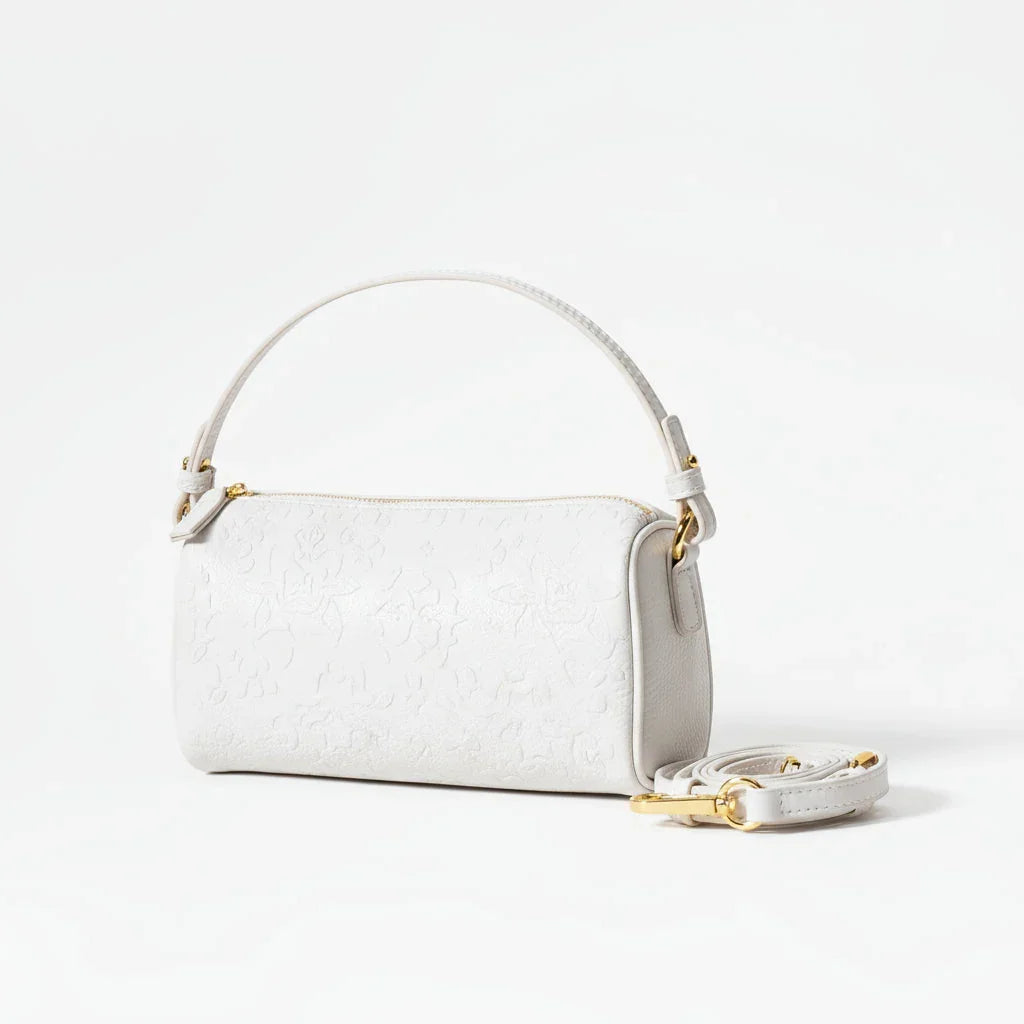 Giulia Elegante Leather Quilted Crossbody Clutch Rebooters