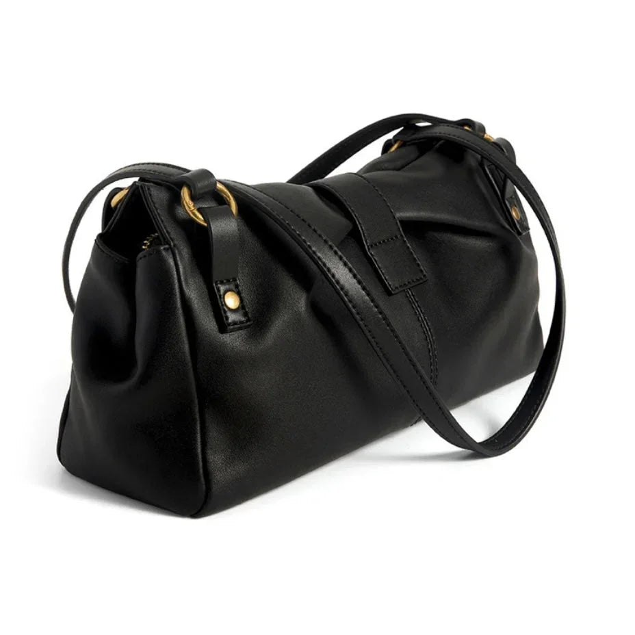 Giulia Elegante Genuine Leather Baguette Bag Rebooters