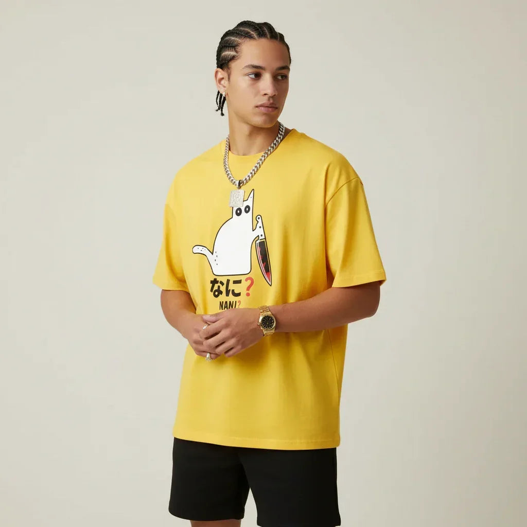 Japan T-Shirt Men’s Nani Cat | Rebooters