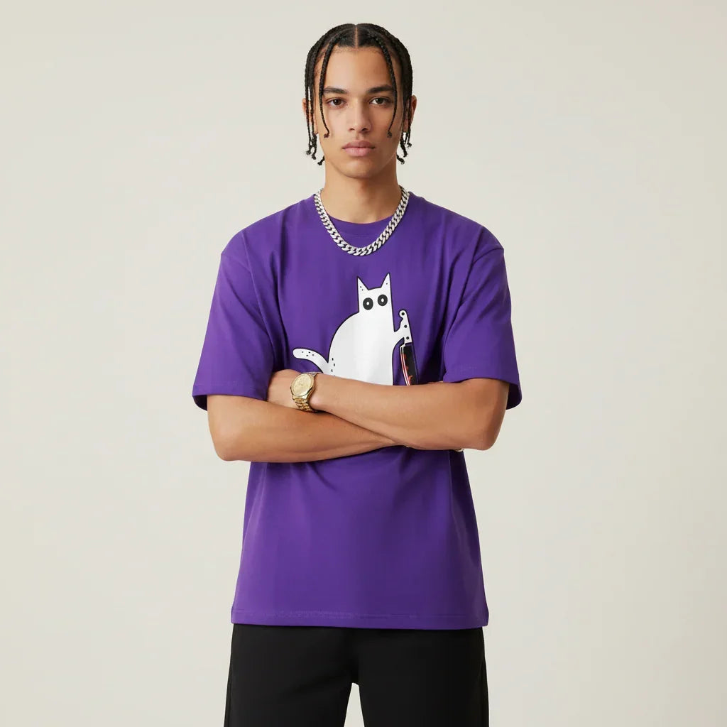 Japan T-Shirt Men’s Nani Cat | Rebooters